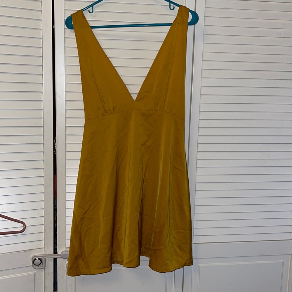 WYDLR Dress Small Mustard yellow dress